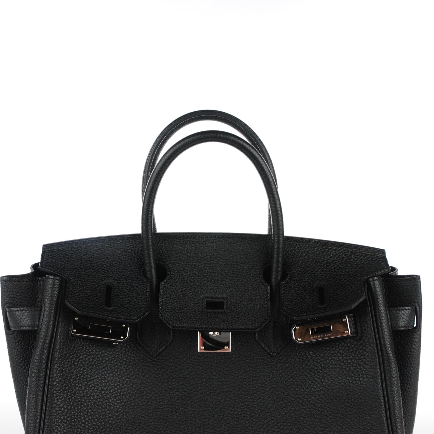 Hermes Taurillon Clemence Birkin 30 Black 11 of 22