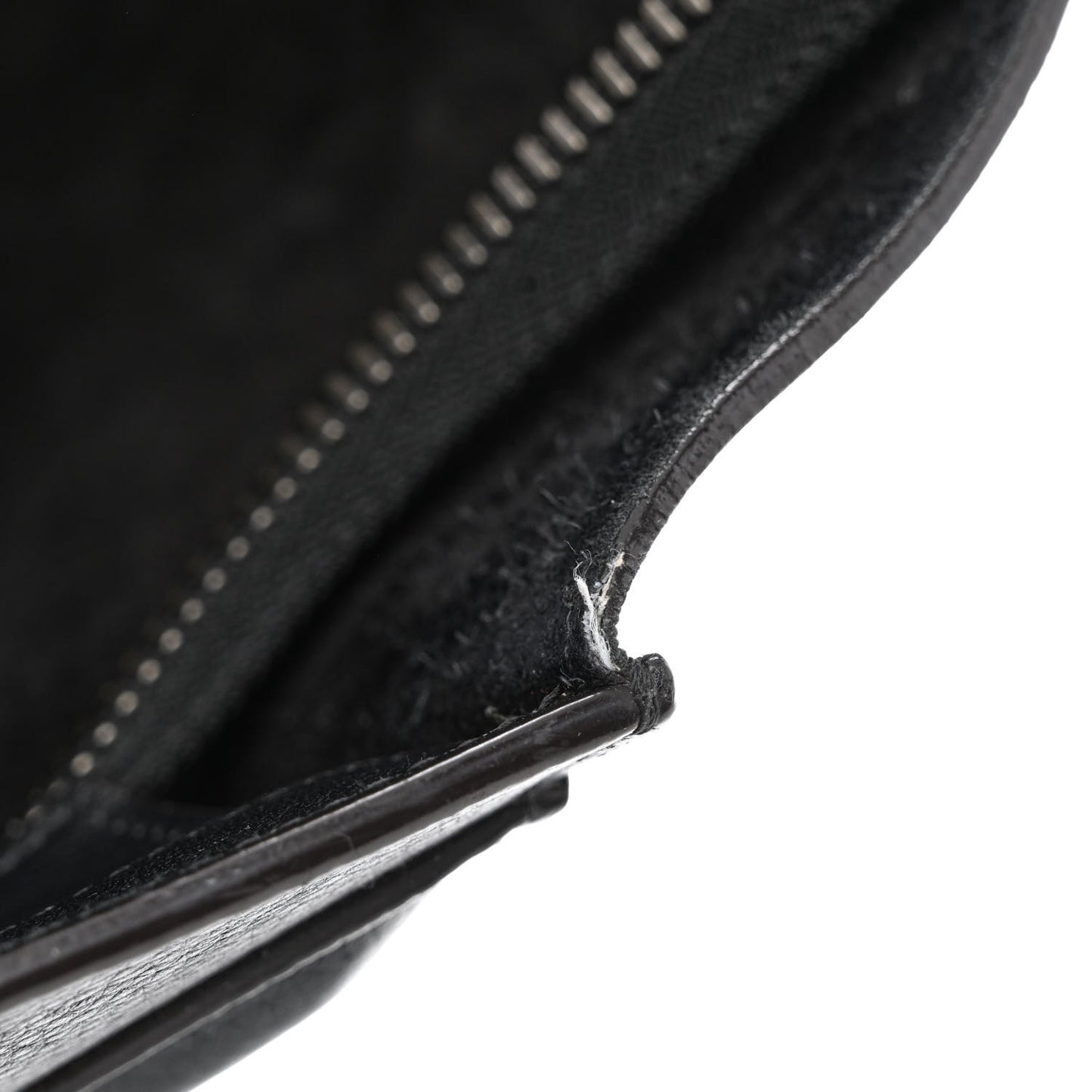 Drummed Calfskin Mini Luggage Black