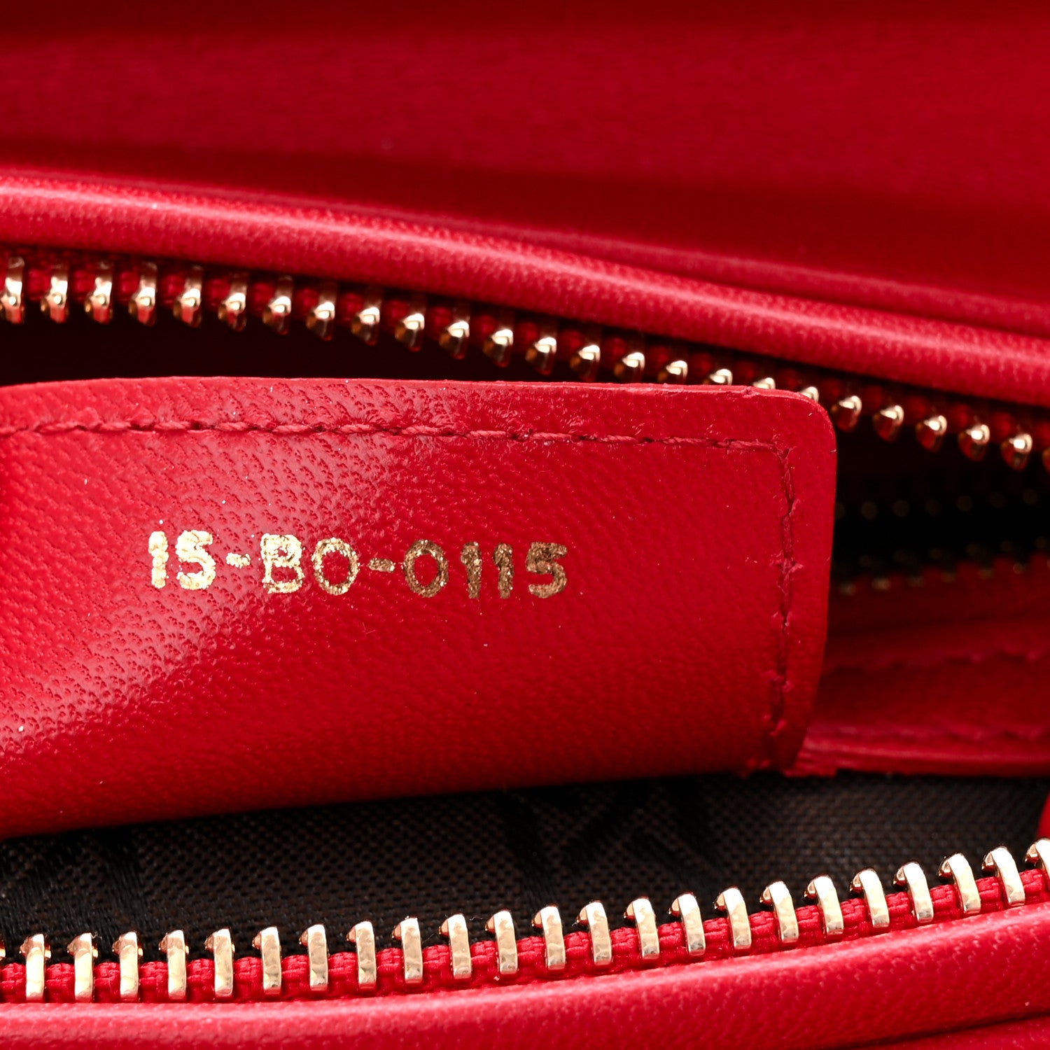 Christian Dior Lambskin Cannage Medium Lady Dior Red 7 of 10