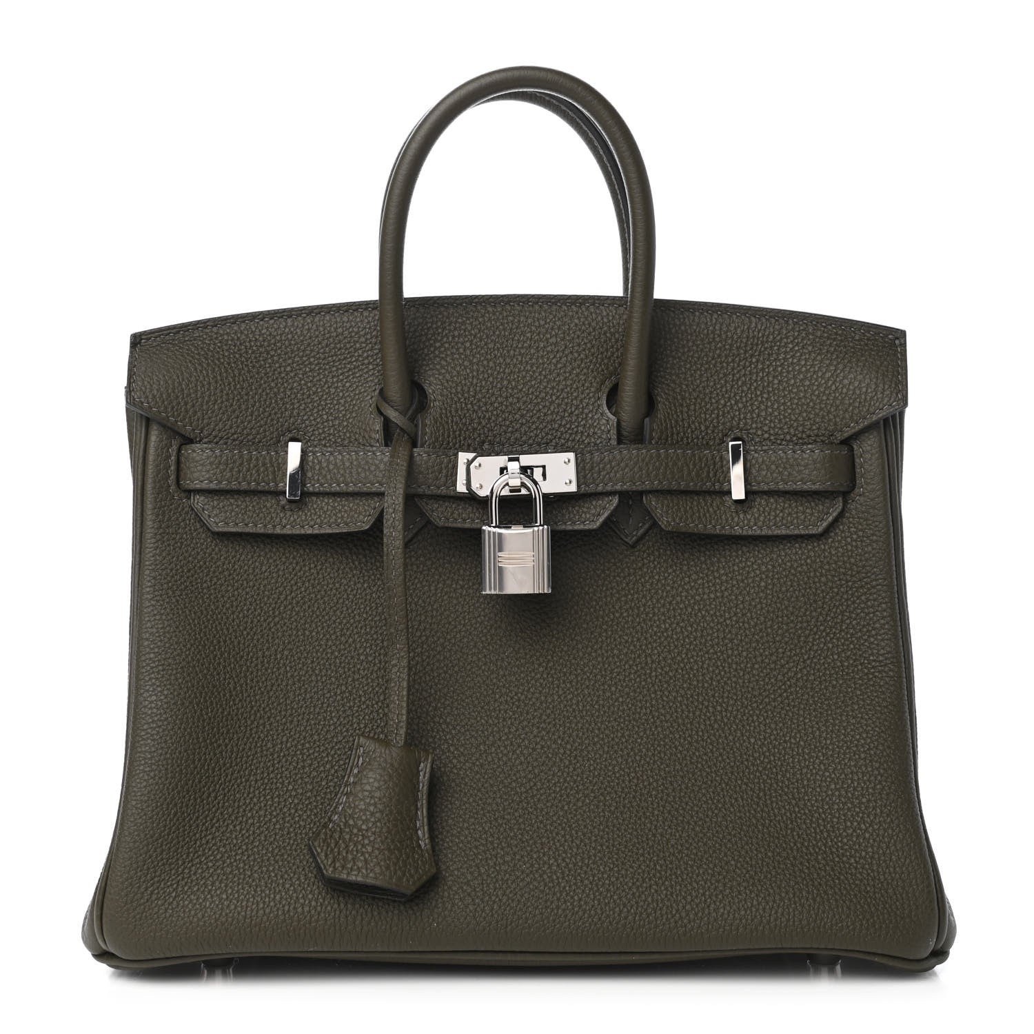 Hermes Togo Birkin 25 Vert De Gris 1 of 10
