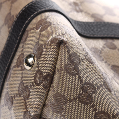 Gucci Crystal Monogram Medium Abbey Tote Brown 7 of 8