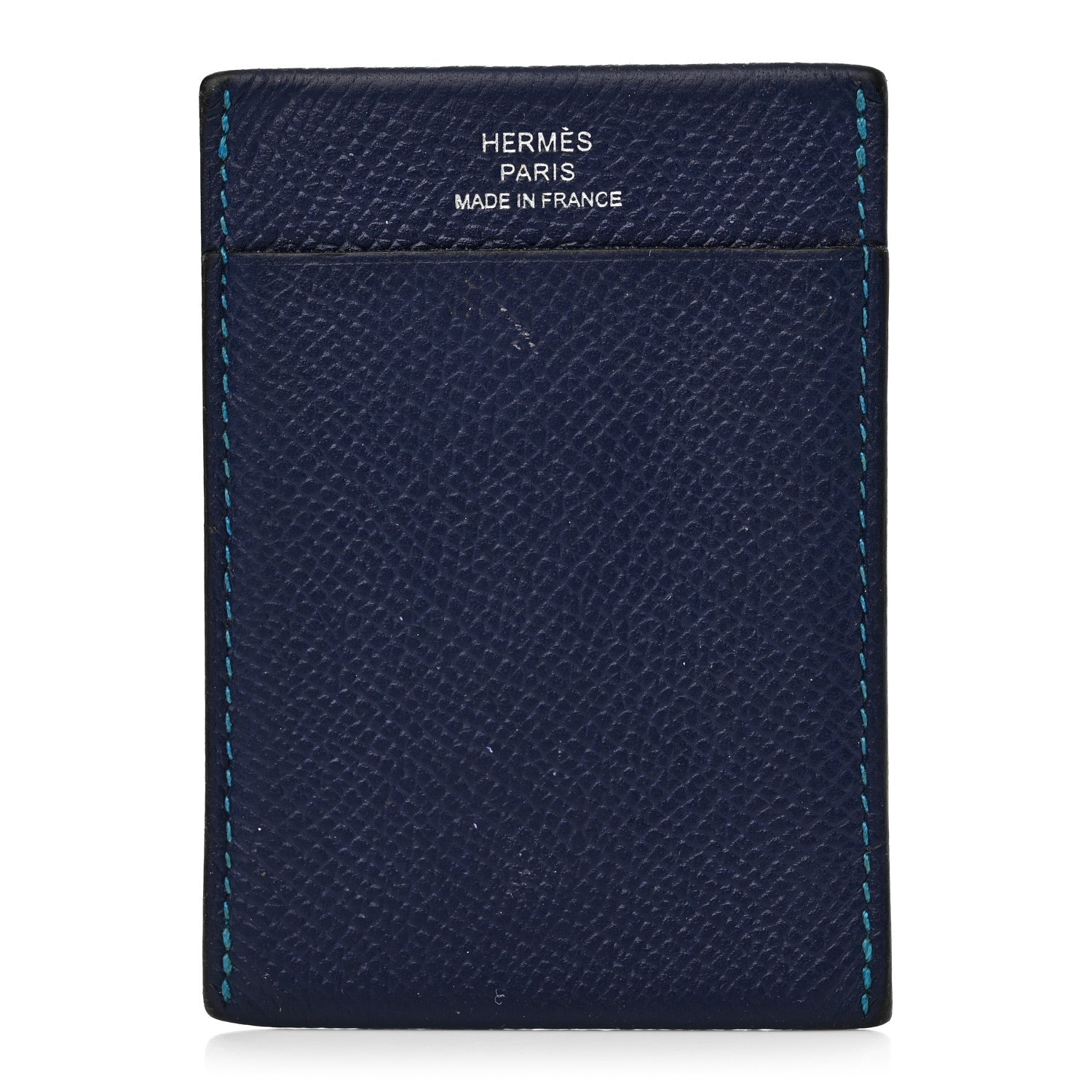 Hermes Epsom MC2 Gama Card Holder Bleu Encre Bleu Du Nord 1 of 6