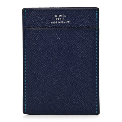 Hermes Epsom MC2 Gama Card Holder Bleu Encre Bleu Du Nord 1 of 6