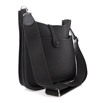 Hermes Taurillon Clemence Evelyne III PM Prunoir 3 of 14