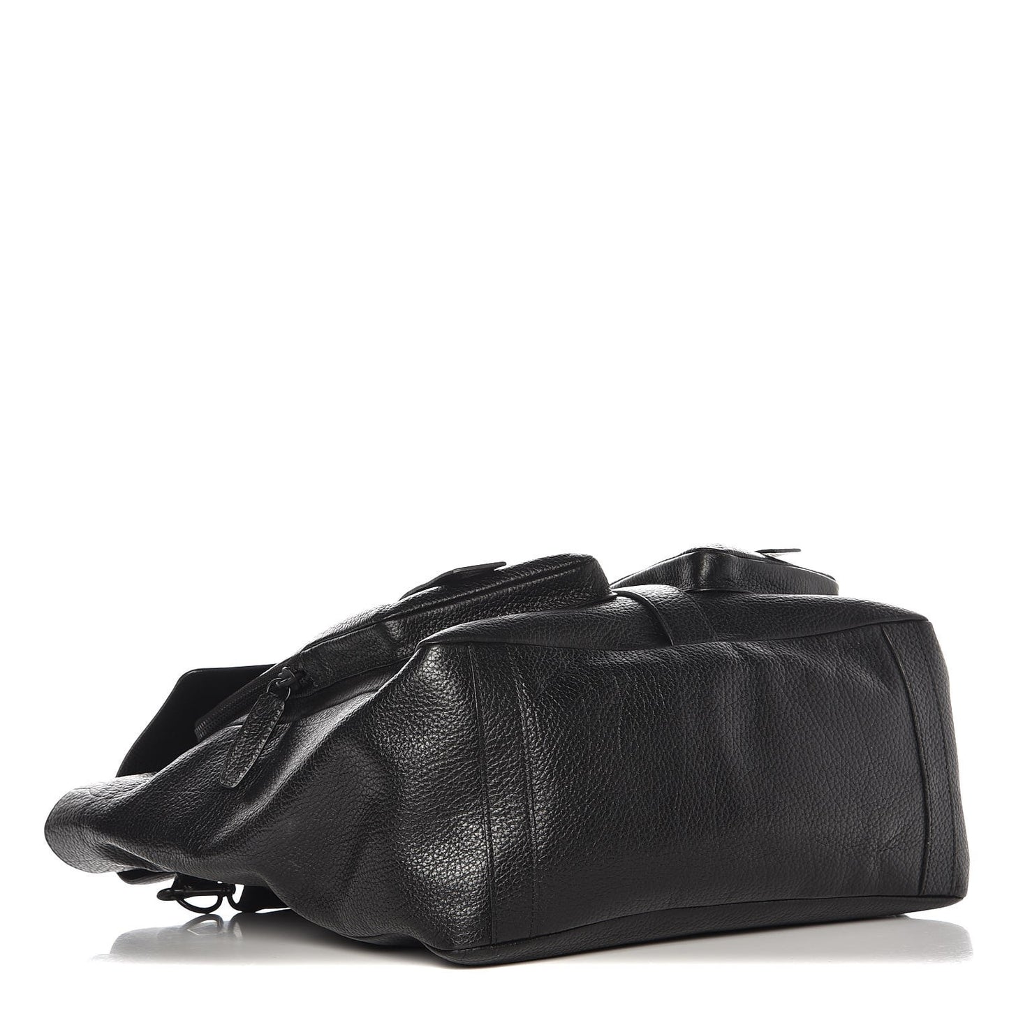 3.1 Grained Calfskin Journey Messenger Black
