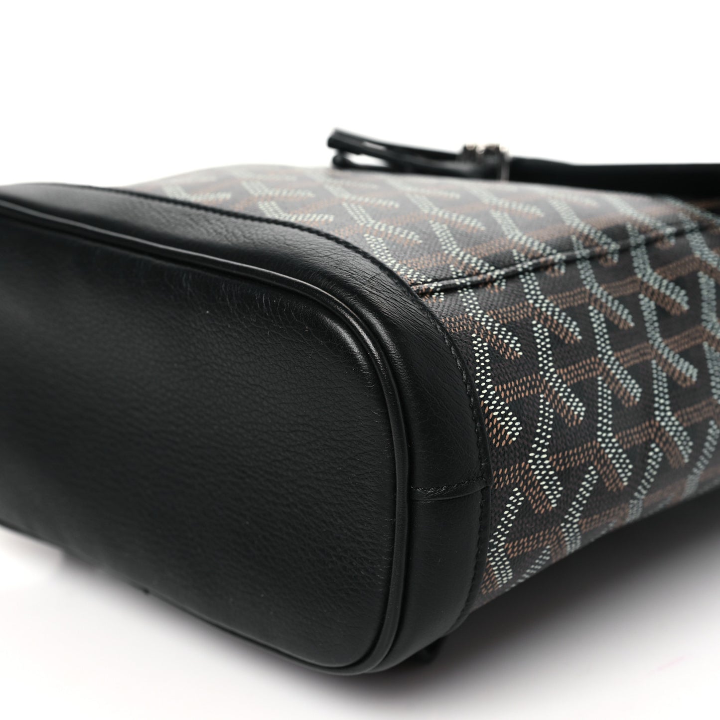 Goyardine Calfskin Mini Alpin Backpack Black