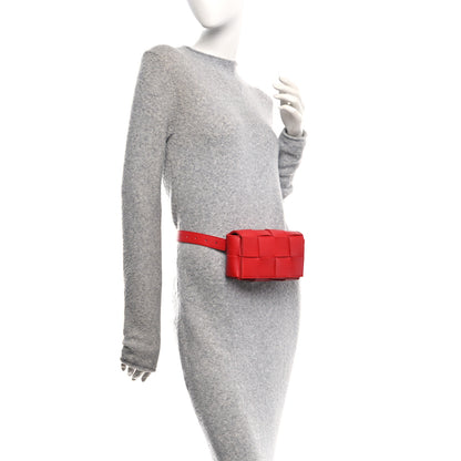 Bottega Veneta Nappa Maxi Intreccio The Belt Cassette Bag Chili 2 of 11