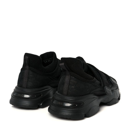 Christian Dior Shiny Oblique Technical Fabric Nylon Womens D-Wander Sneakers 35.5 Black 5 of 10