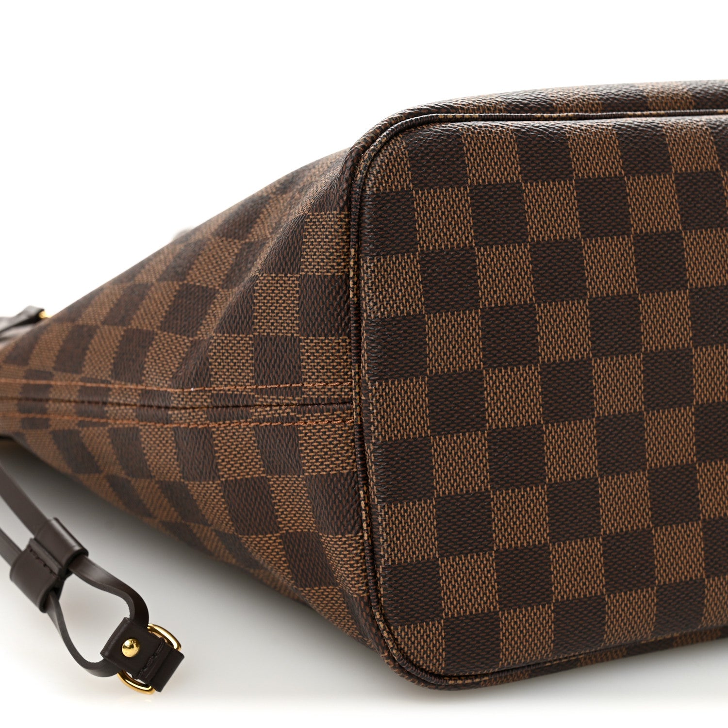 Louis Vuitton Damier Ebene Neo Neverfull MM Rose Ballerine 8 of 9