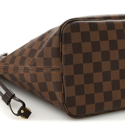Louis Vuitton Damier Ebene Neo Neverfull MM Rose Ballerine 8 of 9