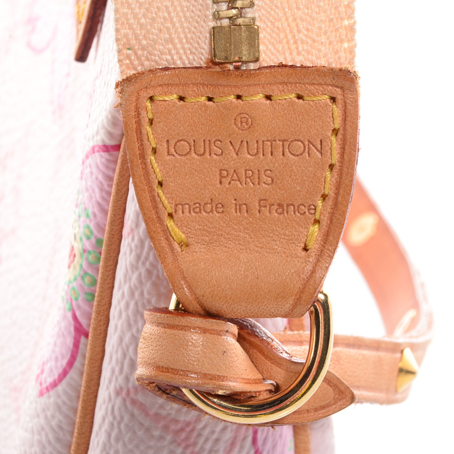 Monogram Cherry Blossom Pochette Accessories Pink