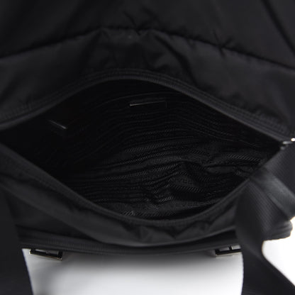 Prada Tessuto Nylon Messenger Bag Black 5 of 11