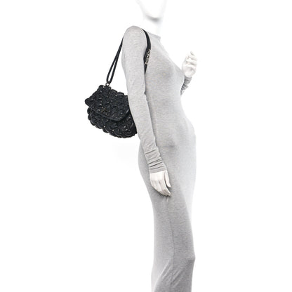 Valentino Garavani Nappa Medium Spikeme Shoulder Bag Black 2 of 11