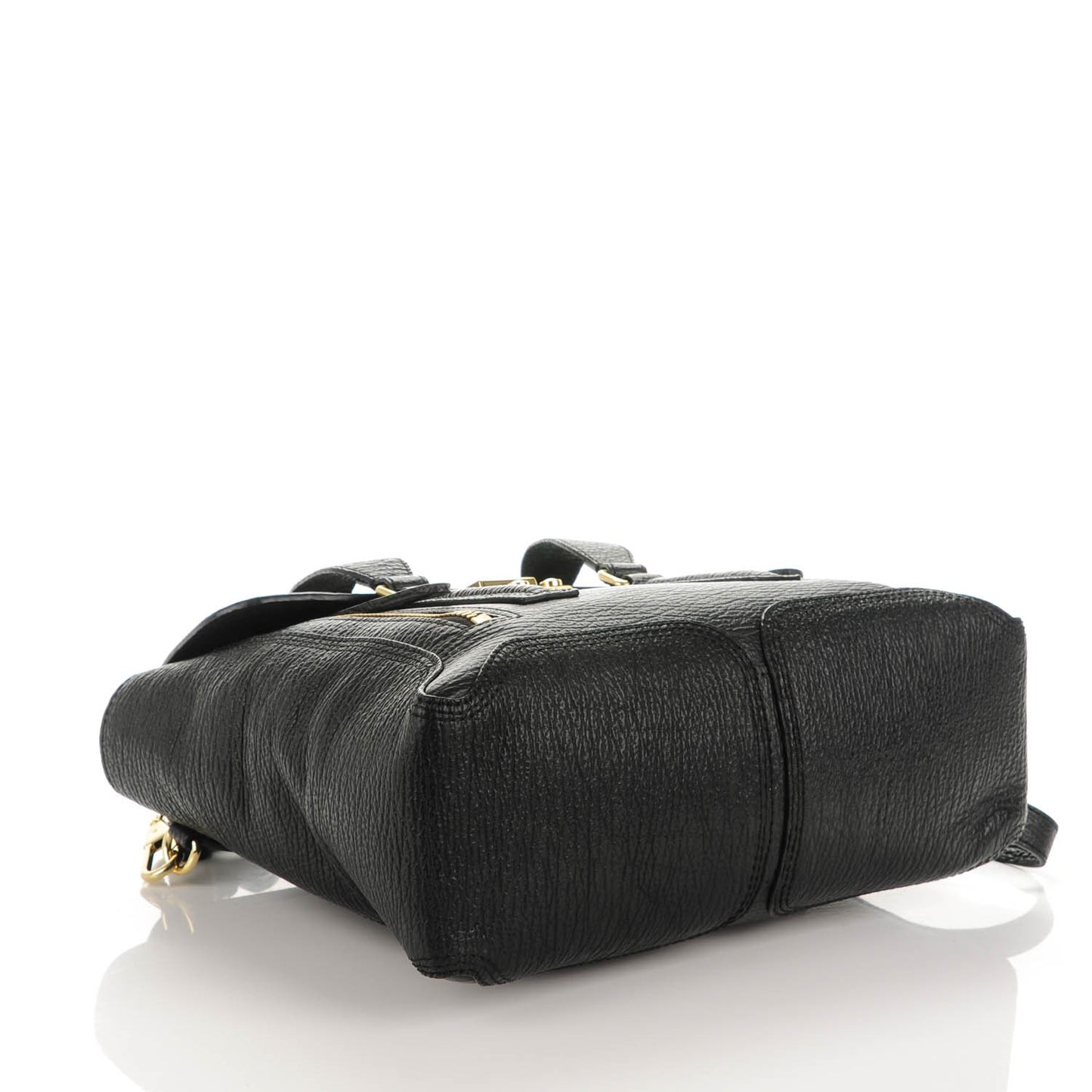 3.1 Textured Calfskin Medium Pashli Satchel Black