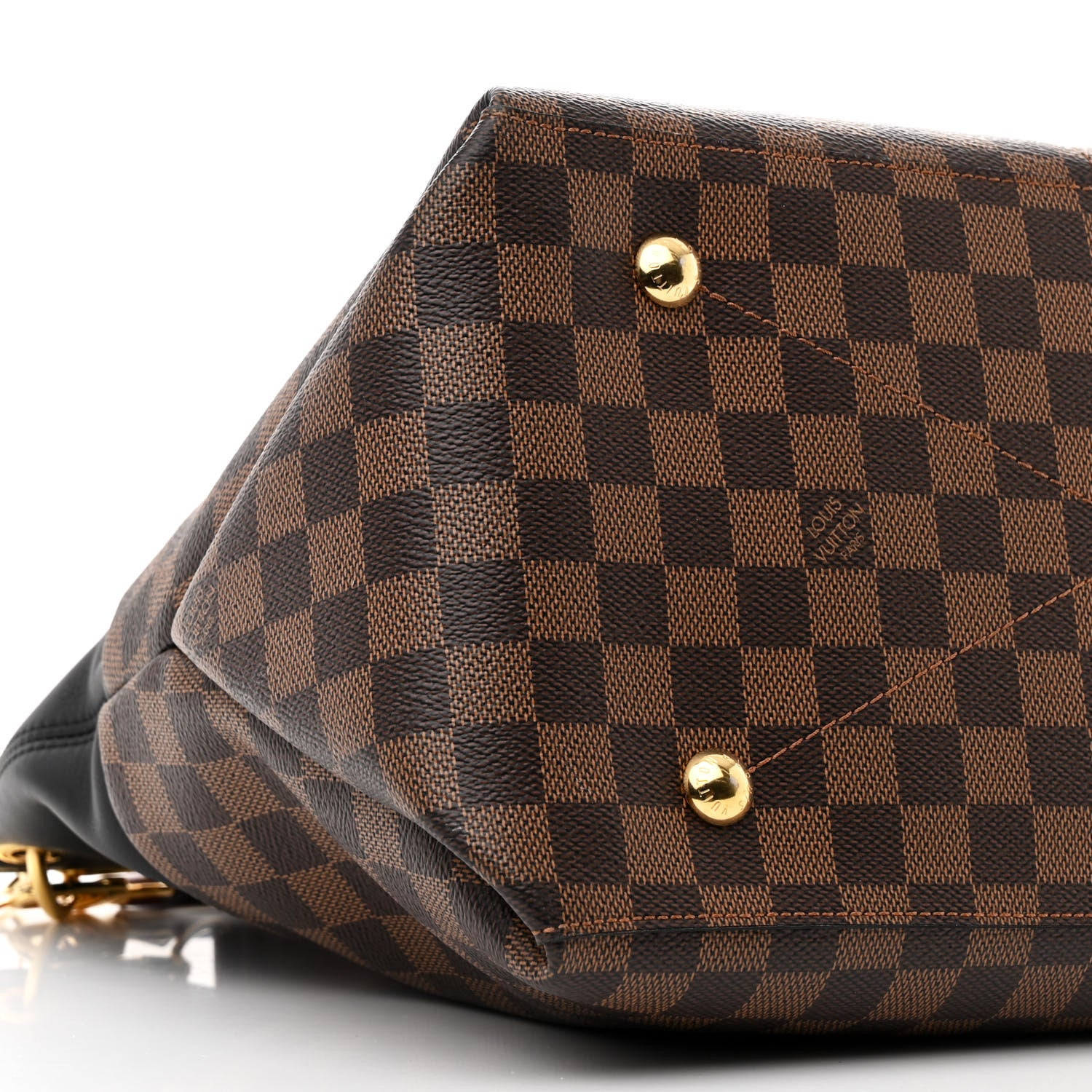 Louis Vuitton Damier Ebene Calfskin Maida Black 9 of 11