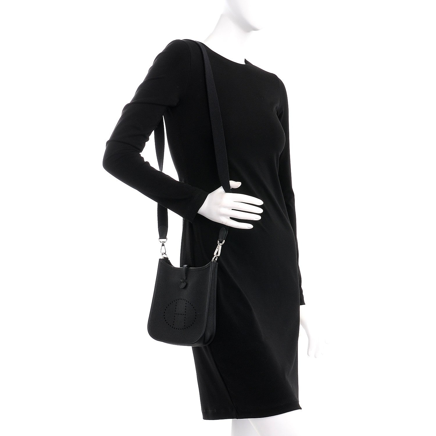 Hermes Epsom Evelyne TPM Black 2 of 8