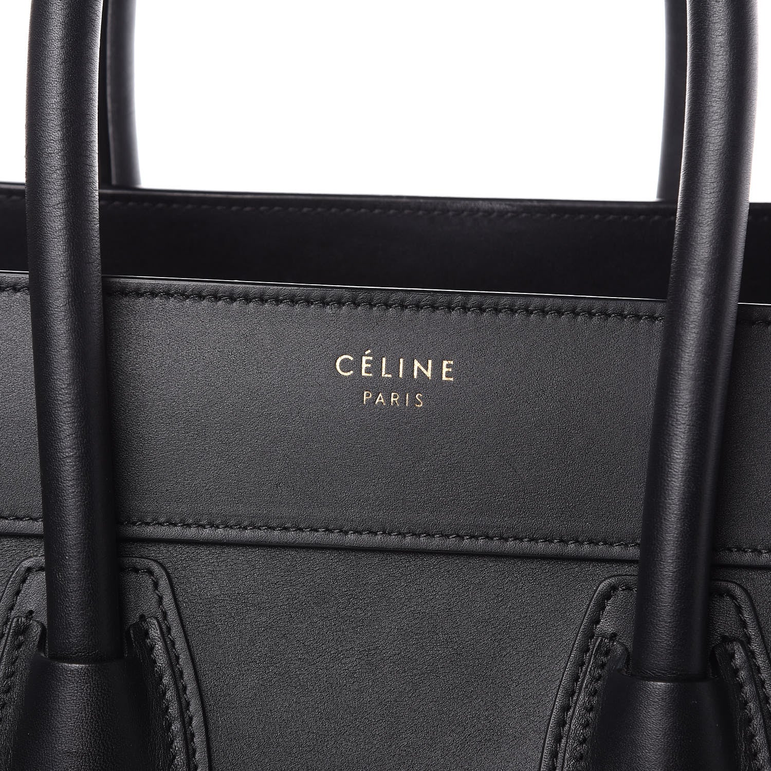 Celine Smooth Calfskin Mini Luggage Black 12 of 15