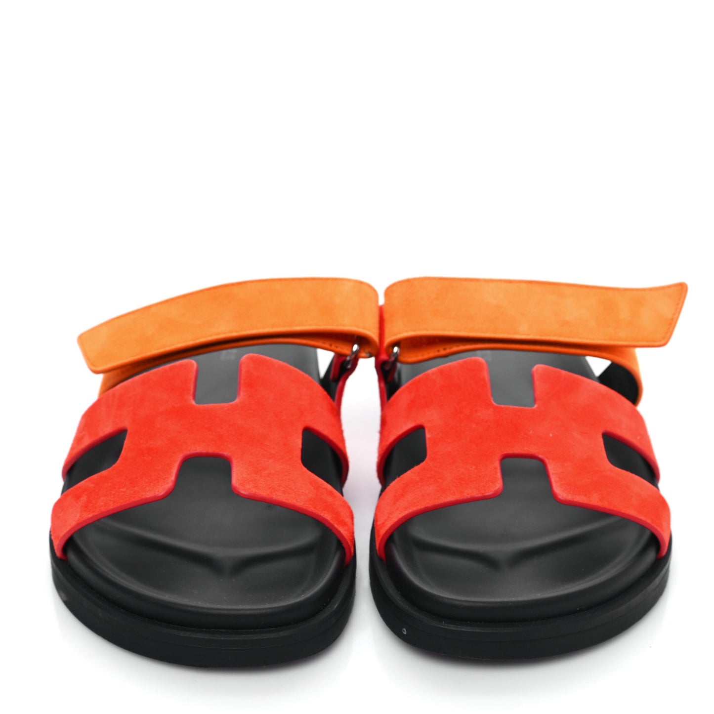 Suede Goatskin Womens Chypre Sandals 38 Rouge Ecarlate