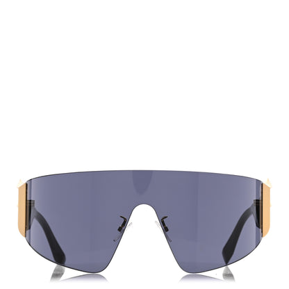 Fendi Mirrored FFreedom Shield Sunglasses FF 0382/S Black 2 of 8