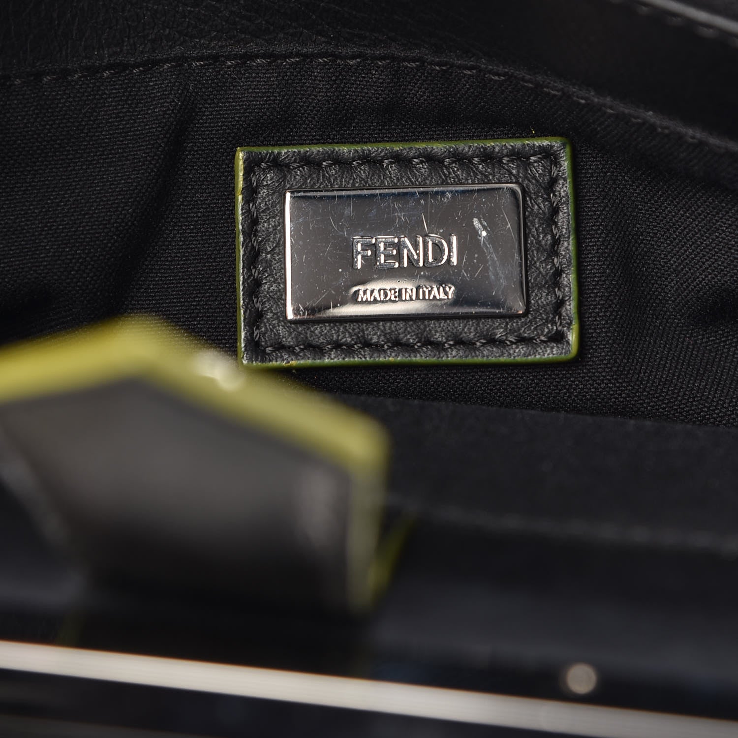 Fendi Vitello Elite Petite 2Jours Tote Black 7 of 10