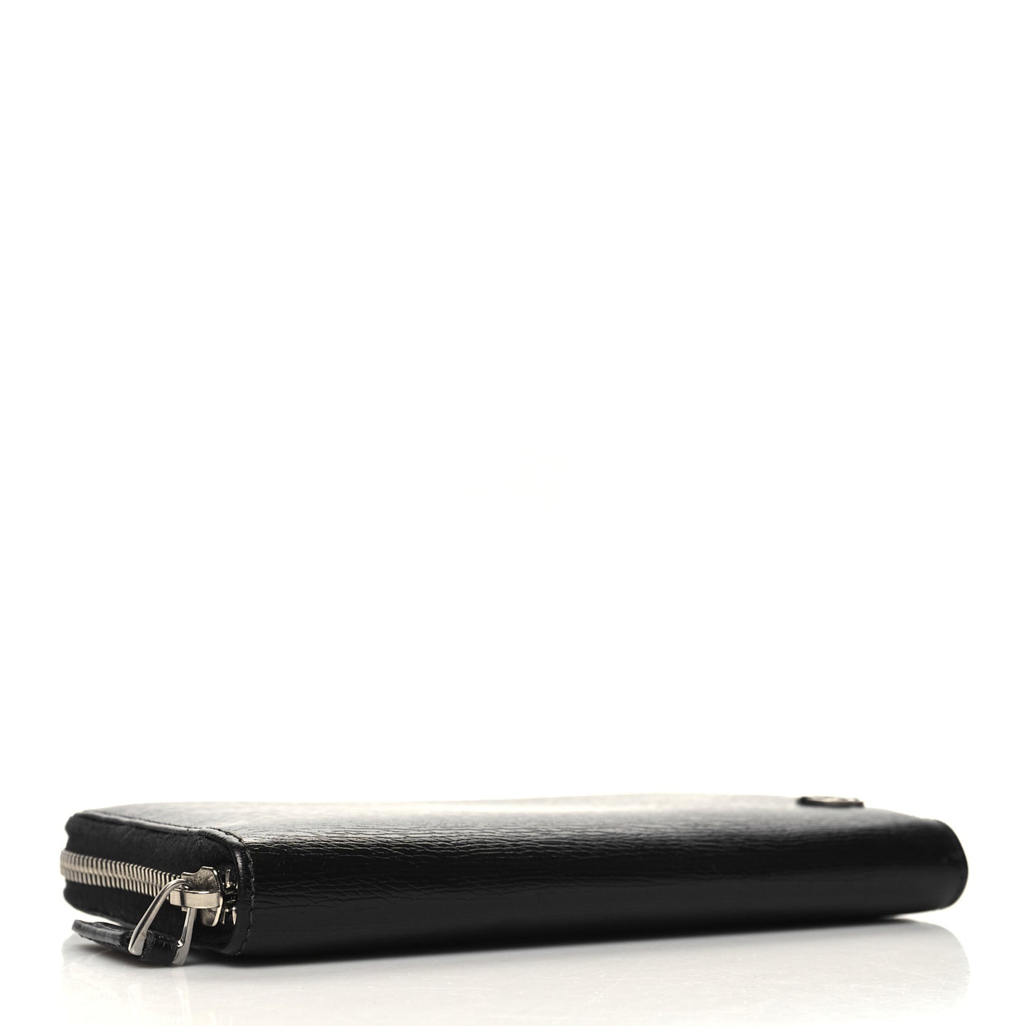 Calfskin GG Zip Around Wallet Black
