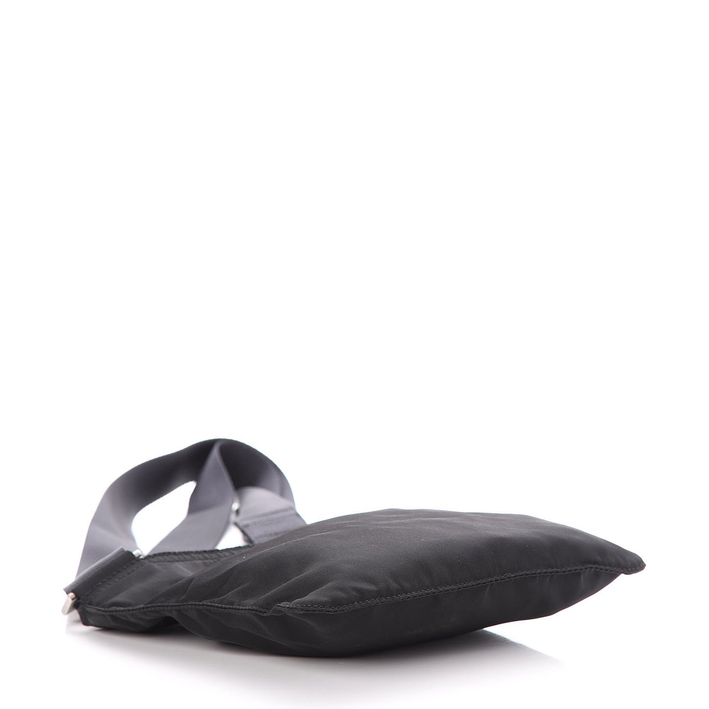 Tessuto Nylon Vela Mini Messenger Bag Nero Black