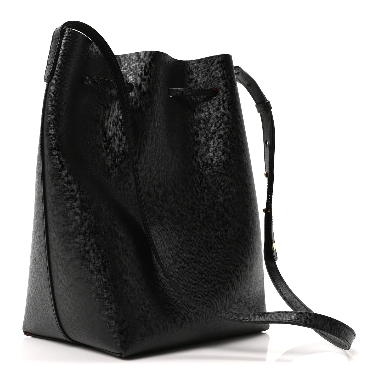 Saffiano Bucket Bag Black Flamma
