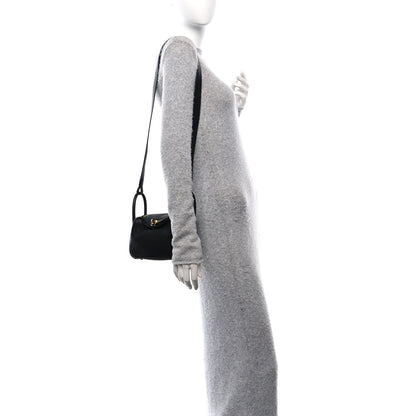 Hermes Taurillon Clemence Mini Lindy 20 Black 2 of 11