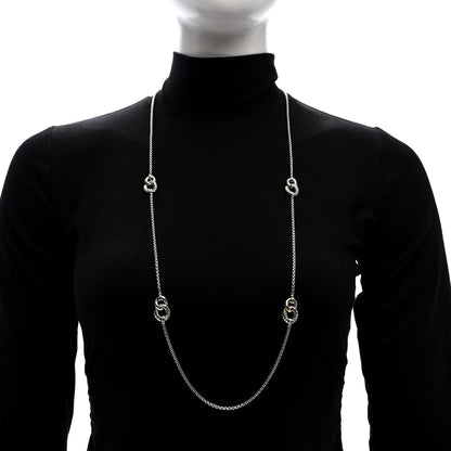 David Yurman Sterling Silver 18K Yellow Gold Belmont Station Necklace 2 of 4