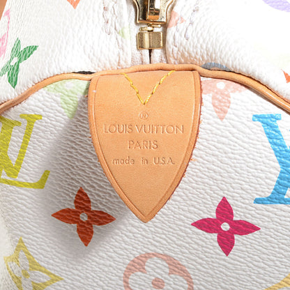 Louis Vuitton Monogram Multicolor Speedy 30 White 7 of 7
