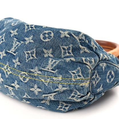 Louis Vuitton Monogram Denim Pleaty Blue 8 of 12