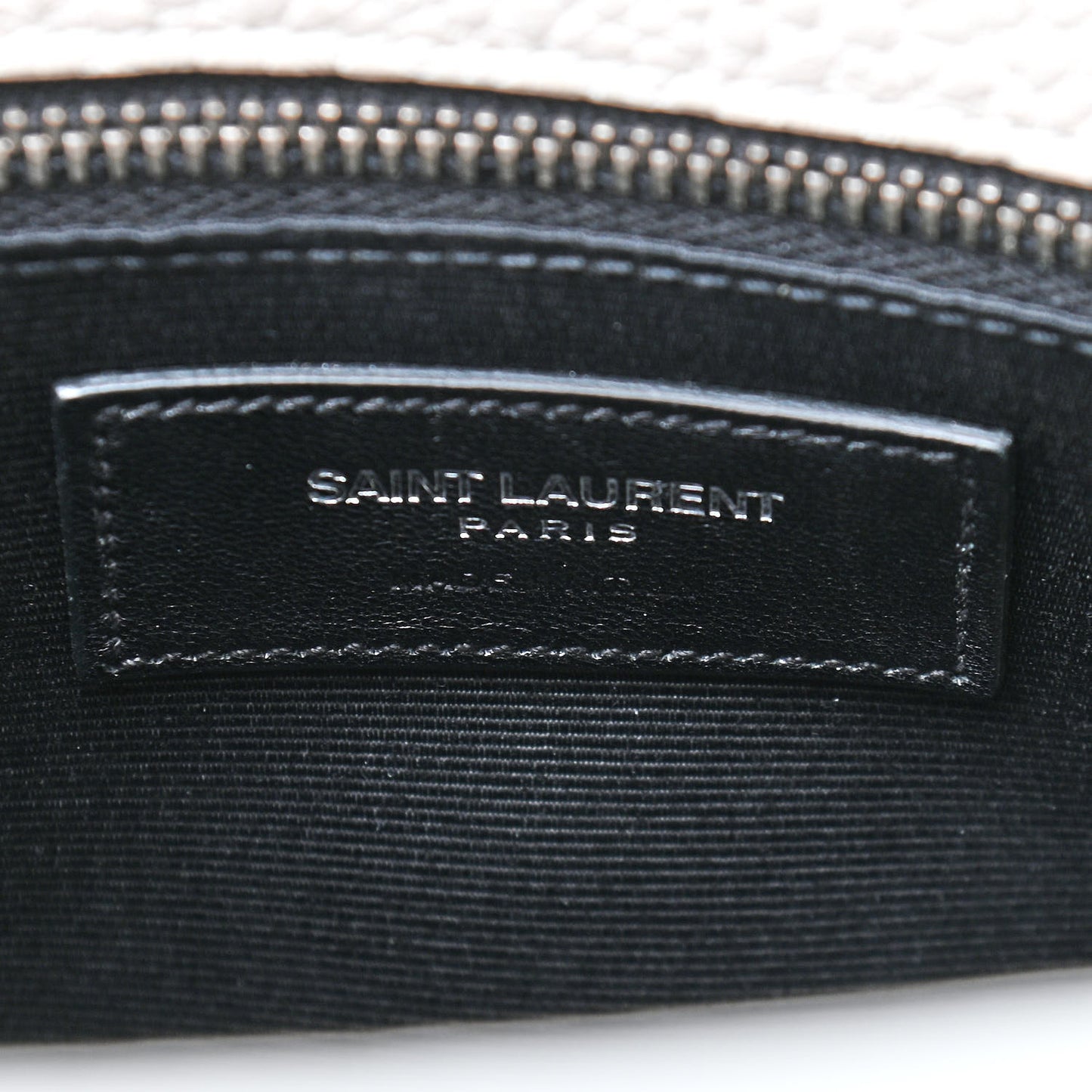 Grained Calfskin Small Sac De Jour Dove White