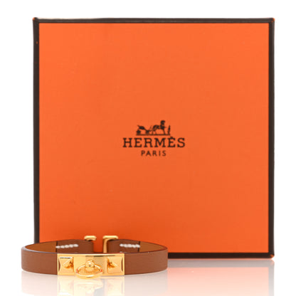 Hermes Mini Rivale Bracelet T2 Gold 6 of 6