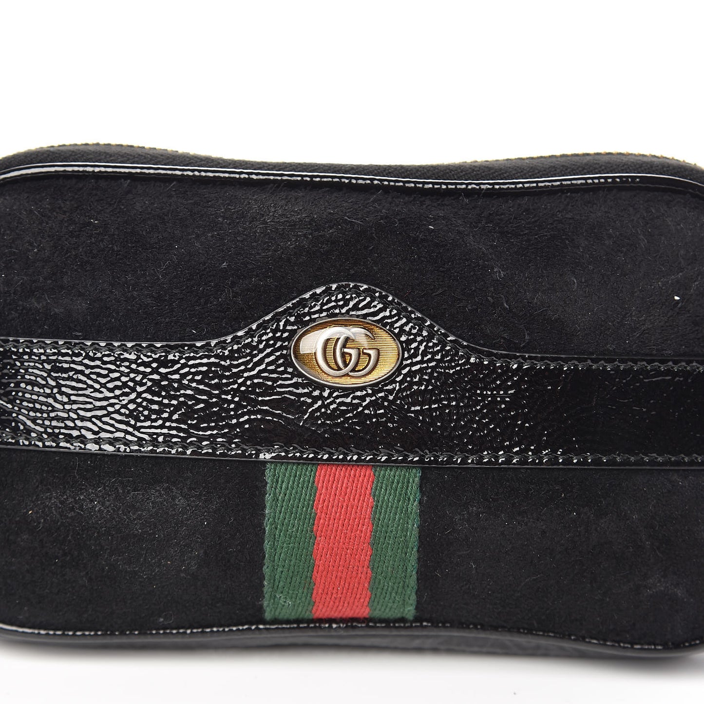 Suede Patent Ophidia Belted iPhone Case 85 34 Black