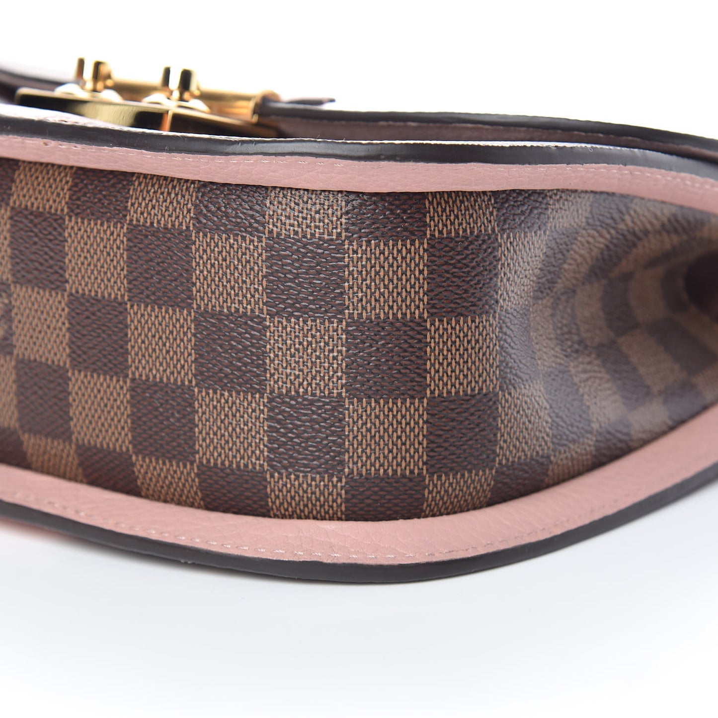 Damier Ebene Cuir Taurillon Wight Magnolia
