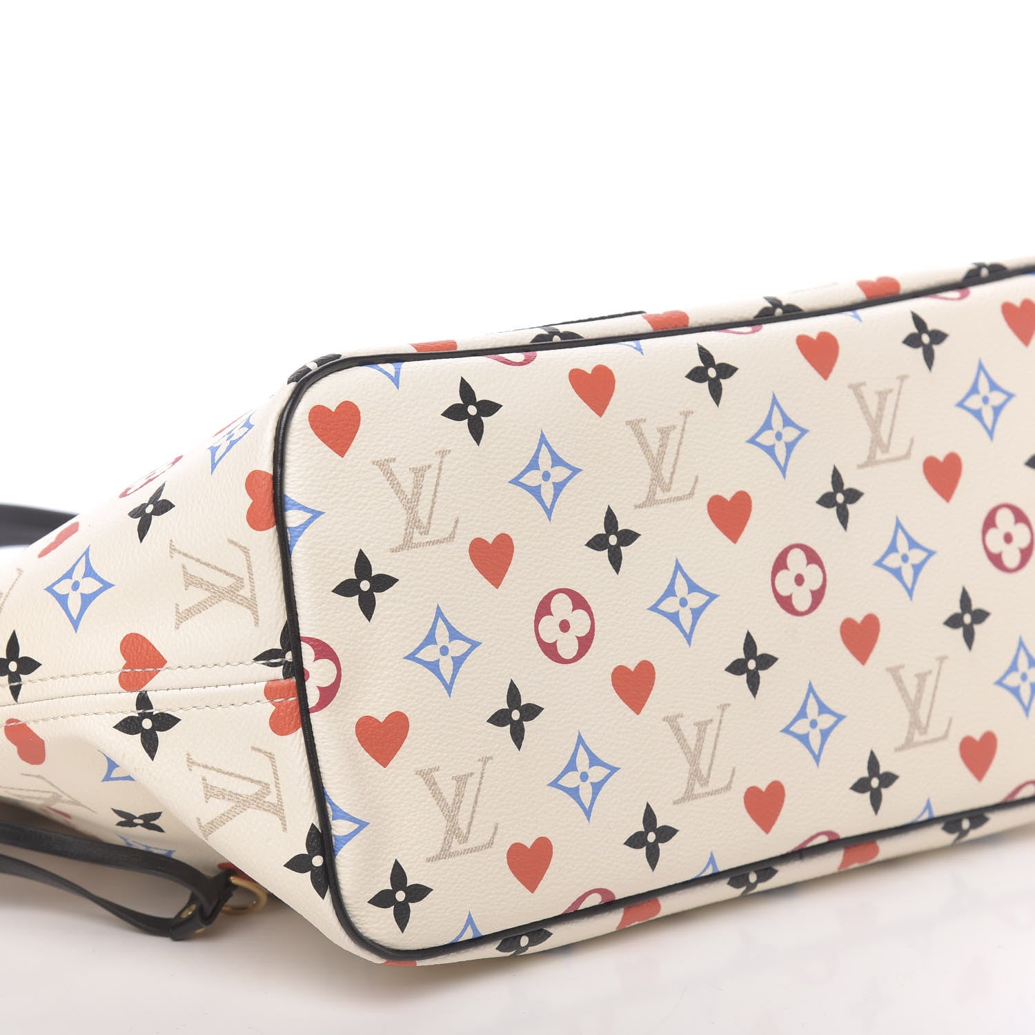 Louis Vuitton Game On Neverfull MM White 8 of 9