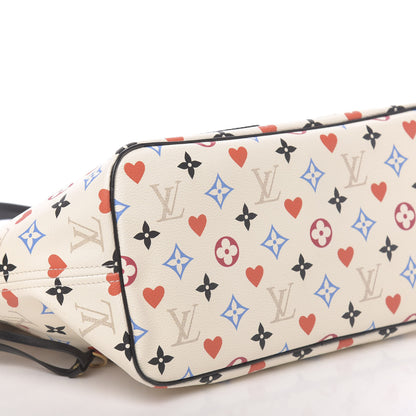 Louis Vuitton Game On Neverfull MM White 8 of 9