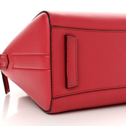 Givenchy Sugar Goatskin Mini Antigona Medium Red 8 of 12