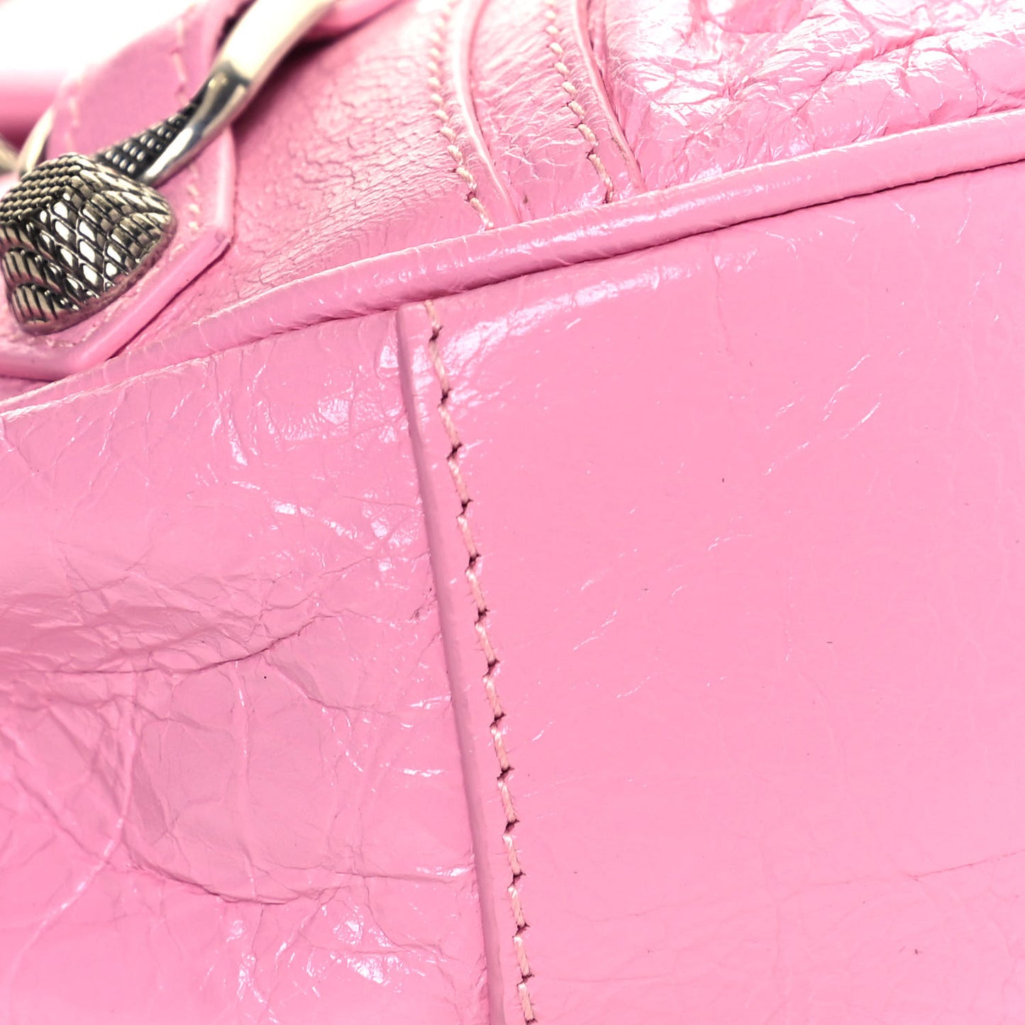 Agneau Arena Le Cagole Shoulder Bag XS Candy Pink