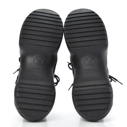 Louis Vuitton Calfskin Patent Monogram LV Archlight Sneakers 37 Black 5 of 9