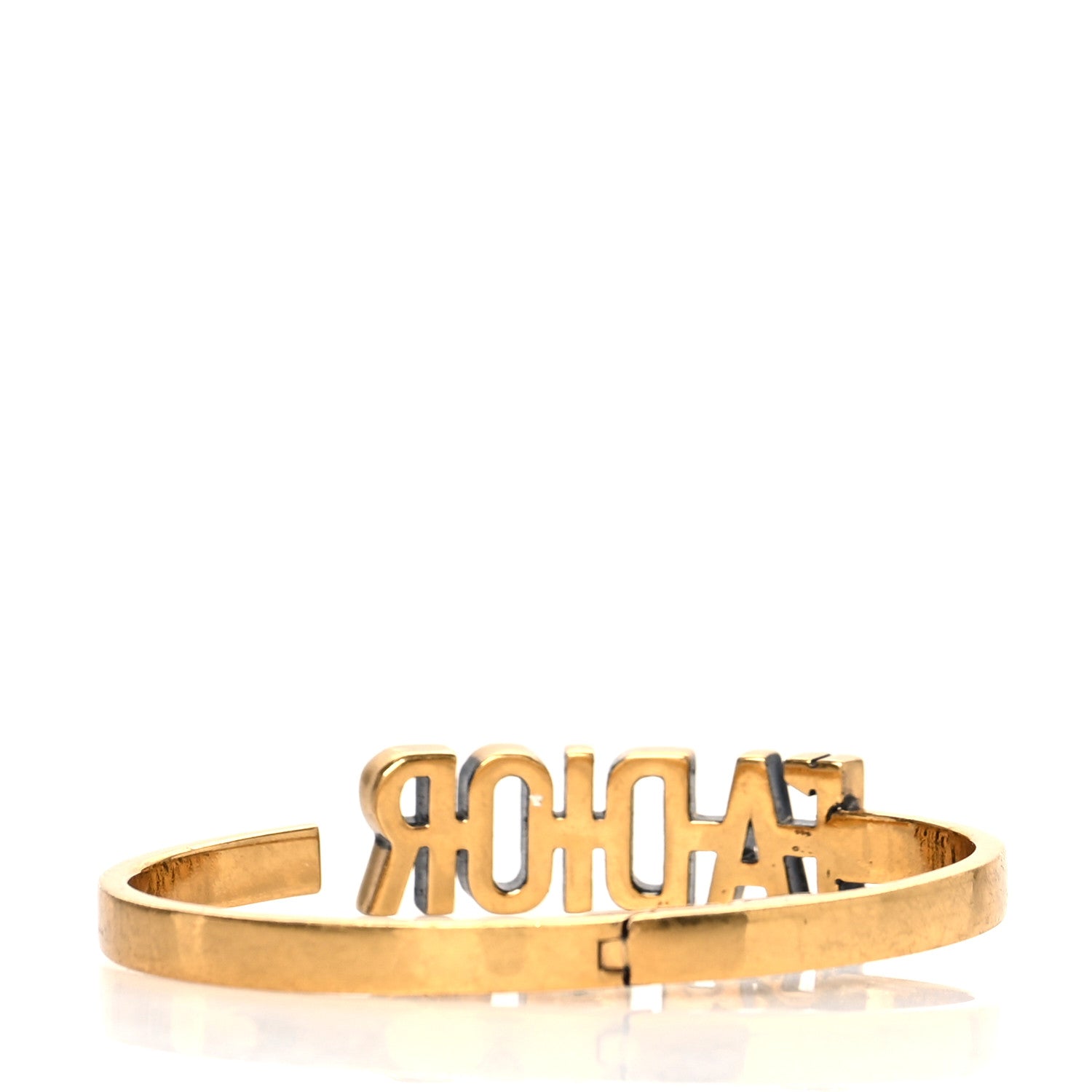 Christian Dior Metal J'Adior Bracelet Cuff Gold 3 of 4