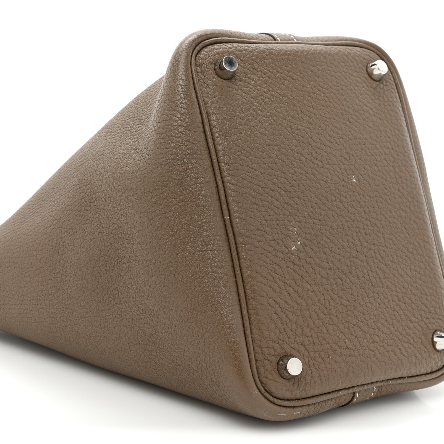 Hermes Taurillon Clemence Picotin Lock 18 PM Etoupe 9 of 14