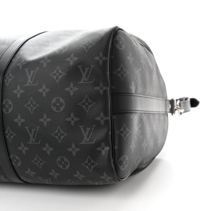 Louis Vuitton Monogram Eclipse Keepall Bandouliere 55 9 of 9