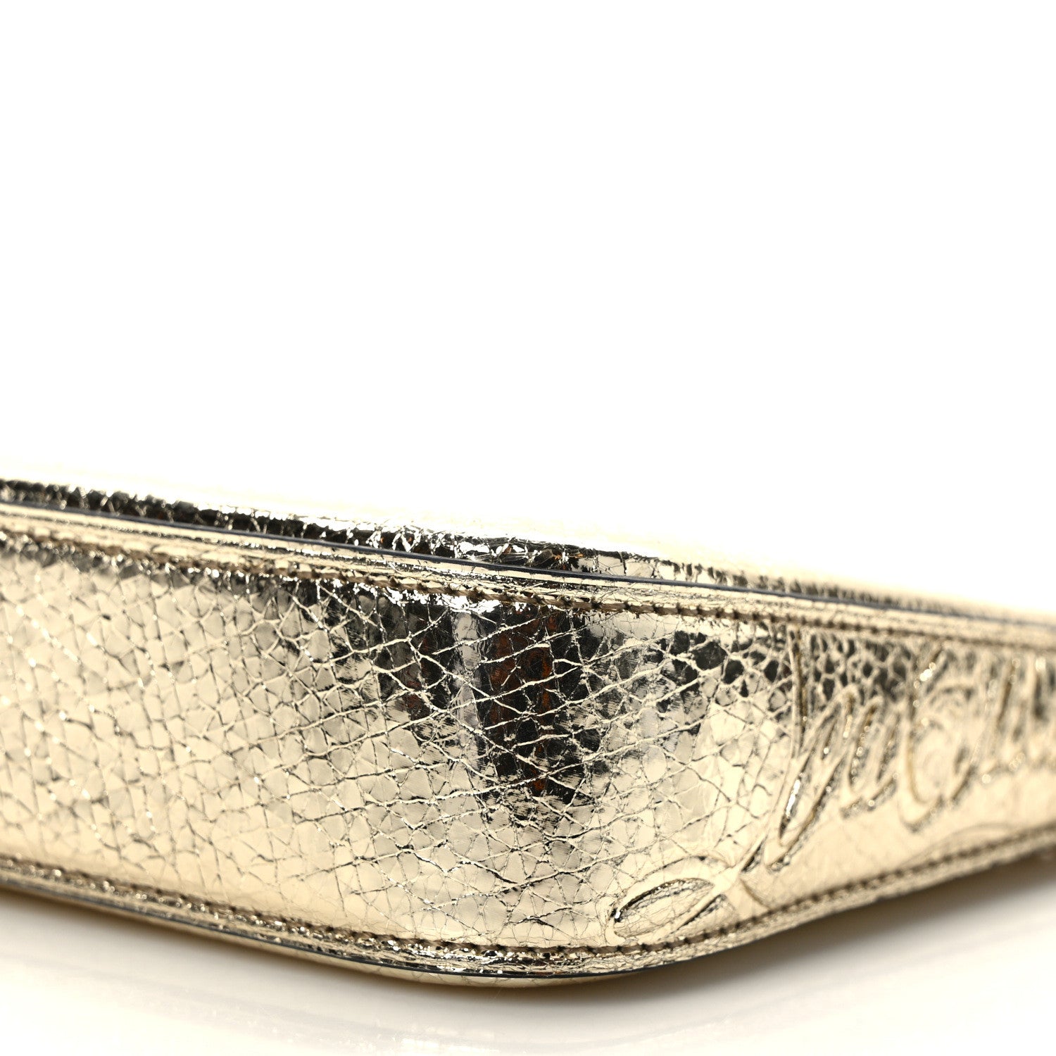 Christian Louboutin Specchio Star Loubila Chain Clutch Platine 9 of 10