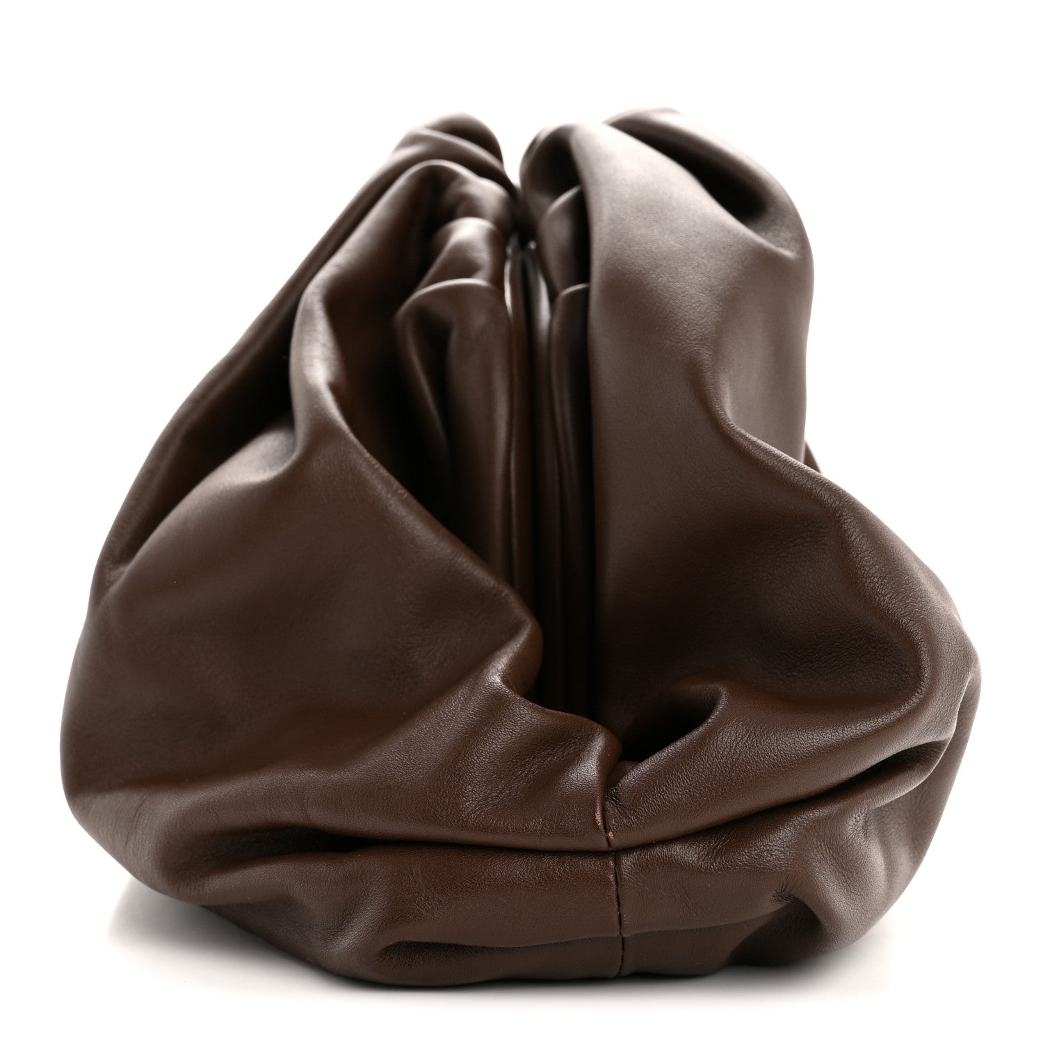 Bottega Veneta Smooth Butter Calf The Pouch Oversized Clutch Brownie 12 of 12