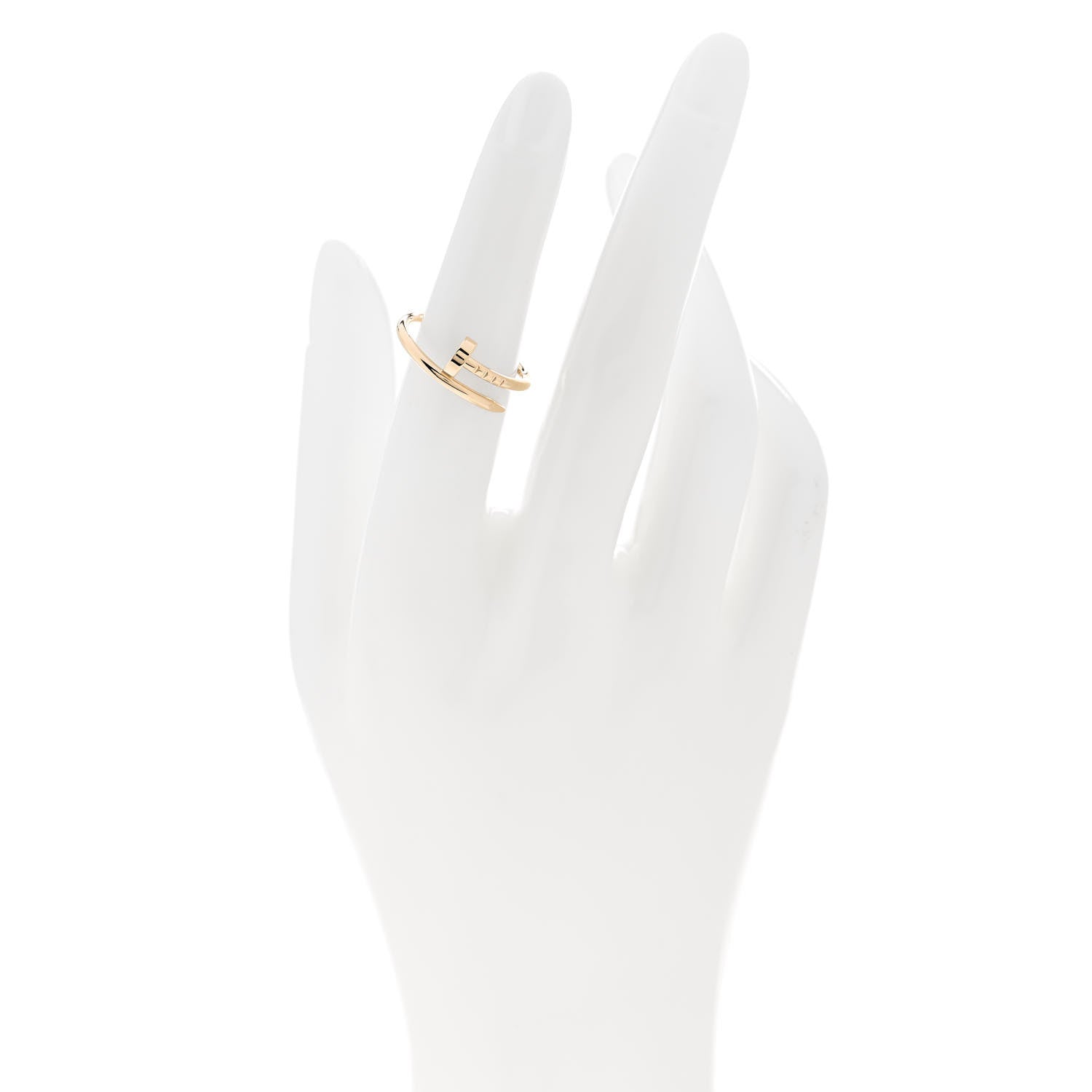 Cartier 18K Yellow Gold Small Juste Un Clou Ring 51 5.75 2 of 6