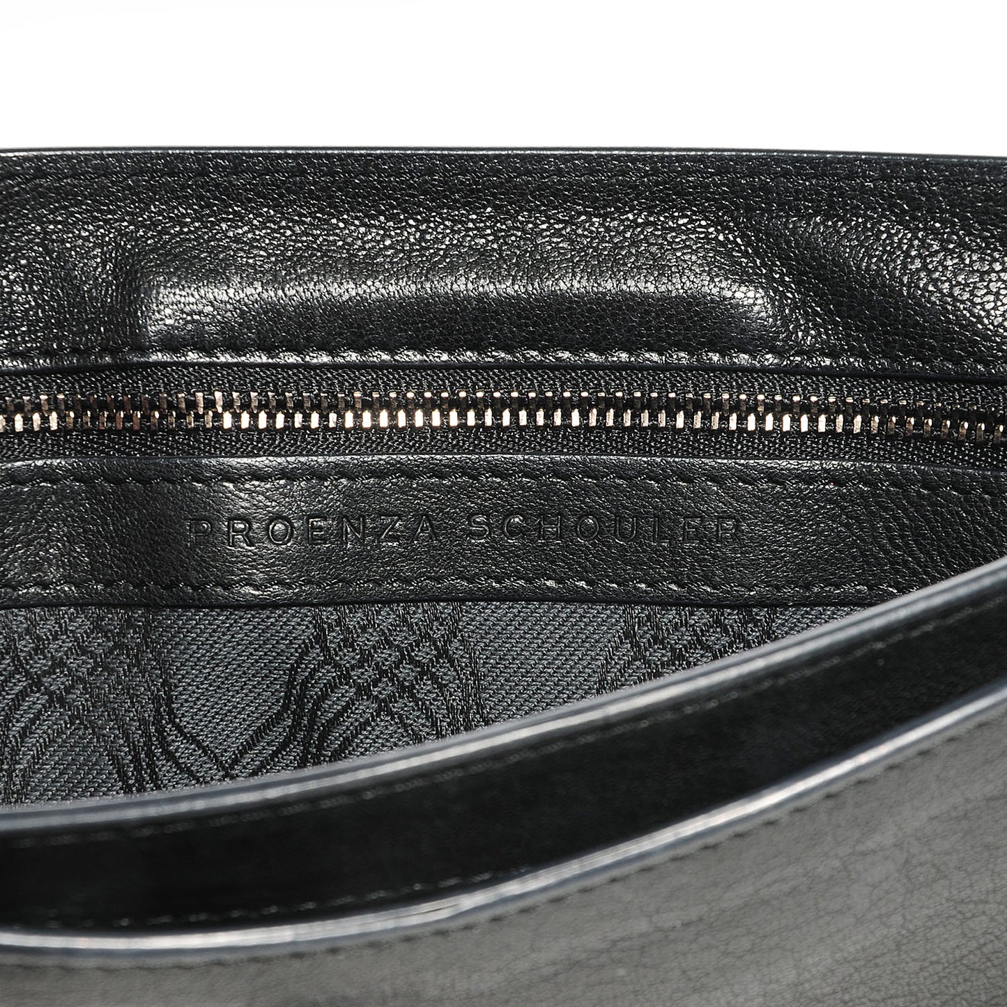Leather PS1 Pochette Clutch Black