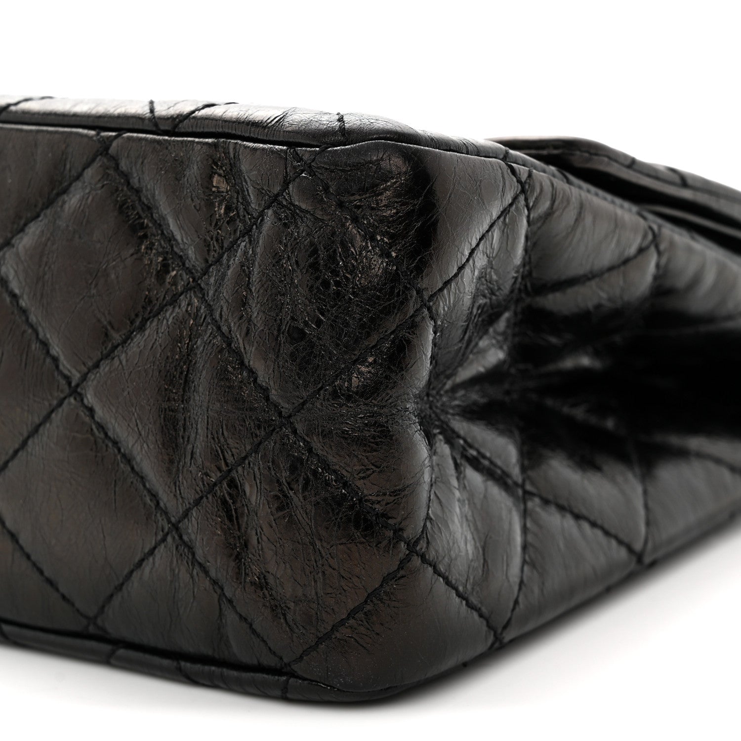 Chanel Metallic Aged Calfskin Quilted 2.55 Reissue 227 Flap Black 10 of 10
