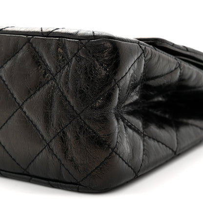 Chanel Metallic Aged Calfskin Quilted 2.55 Reissue 227 Flap Black 10 of 10