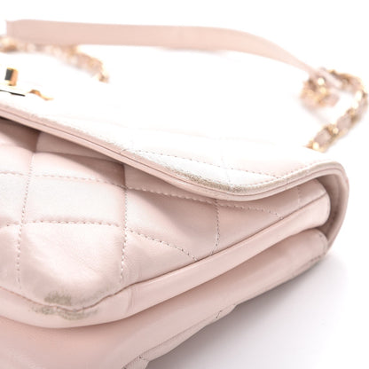Chanel Lambskin Quilted Medium Trendy CC Flap Pink 22 of 23